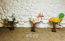 Vintage PlayWorld Systems Cast Aluminum Ride On Playground Equipment DUCK