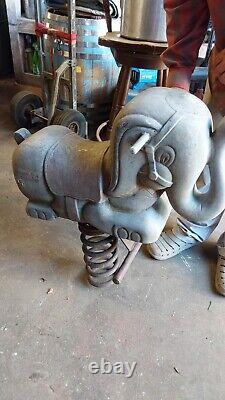 Vintage Playground Spring Ride Elephant By Gametime