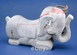 Vintage Playground Spring Ride-On Elephant By Gametime With Spring Saddle Mattes