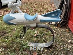 Vintage Playground Spring Ride SADDLE MATES GAMETIME Rocket Missle Airplane USAF
