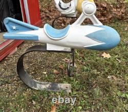 Vintage Playground Spring Ride SADDLE MATES GAMETIME Rocket Missle Airplane USAF