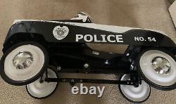 Vintage Police Metro City's Finest Patrol Metal Pedal Car by Instep No. 54