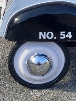 Vintage Police No 54 Metro City's Finest Patrol Metal Pedal Car by Instep