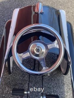 Vintage Police No 54 Metro City's Finest Patrol Metal Pedal Car by Instep