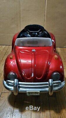 Vintage Prestige Mini Motors VW Volkswagen Beetle Electric Pedal Car AS IS