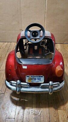 Vintage Prestige Mini Motors VW Volkswagen Beetle Electric Pedal Car AS IS