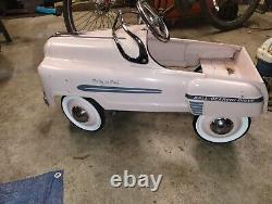 Vintage Pretty in Pink Estate Wagon Pedal Car