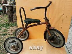 Vintage Primitive Old Bike Bicycle Tricycle Child's Kids Made In Gdr