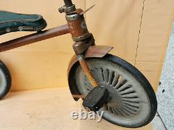 Vintage Primitive Old Bike Bicycle Tricycle Child's Kids Made In Gdr