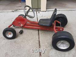 Vintage RADIO FLYER Chain Drive Pedal Race Car