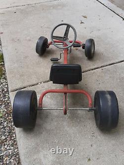 Vintage RADIO FLYER Chain Drive Pedal Race Car