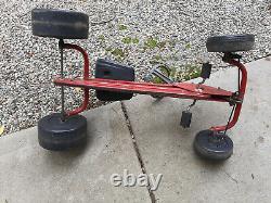 Vintage RADIO FLYER Chain Drive Pedal Race Car