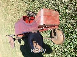 Vintage RARE 100% 1920's Original Toledo Boycraft Essex Pedal Car GAS OIL AUTO