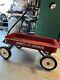 Vintage Radio Flyer Model 90 Red Wagon Steel Metal