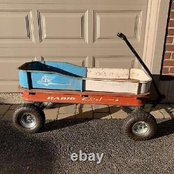 Vintage Radio Flyer Radio Chief Wagon No. 22 Classic American Toy 1950's 1960's