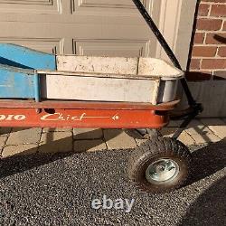 Vintage Radio Flyer Radio Chief Wagon No. 22 Classic American Toy 1950's 1960's