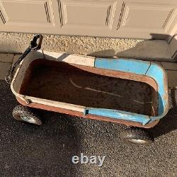 Vintage Radio Flyer Radio Chief Wagon No. 22 Classic American Toy 1950's 1960's