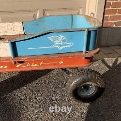 Vintage Radio Flyer Radio Chief Wagon No. 22 Classic American Toy 1950's 1960's