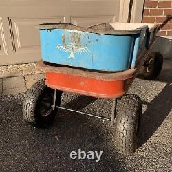 Vintage Radio Flyer Radio Chief Wagon No. 22 Classic American Toy 1950's 1960's