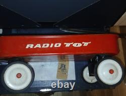 Vintage Radio Flyer Radio Tot Steel Metal Good Rare