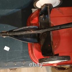 Vintage Radio Flyer Radio Tot Steel Metal Good Rare