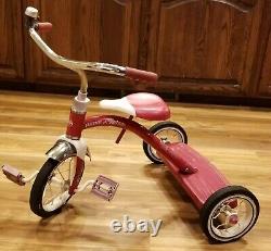 Vintage Radio Flyer Retro Red Children's Bicycle/Tricycle Model #34B & #36 Lot