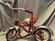 Vintage Radio Flyer Retro Red Tricycle Trike red and white child's toy Model #35