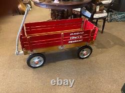 Vintage Radio Flyer Town and Country Wagon rare model silver slotted wheels