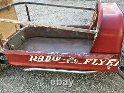 Vintage Radio Flyer Wagon Refurbished Rat Rod