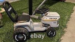 Vintage Rare Kids Ride On Gray Farm Tractor Sears Craftsman Play Riding Lawn