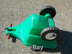 Vintage Rare Little Tikes Green Ride On Pedal Tractor & Cart Trailer Pickup Only