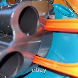 Vintage Rare NERF Max Force Manta Ray Blaster 1995 Aqua Black WORKS (NO DARTS)