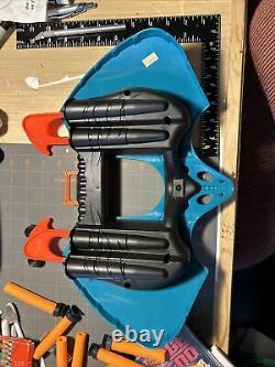Vintage Rare NERF Max Force Manta Ray Blaster 1995 Fully Functional Nine Darts
