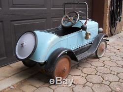 Vintage Rare Original Steelcraft 1920's 1930's Ford Chevy Roadster Pedal Car