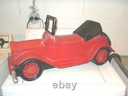 Vintage Rare Playground Spring Toy Car Cast Aluminum by the J. E. Burke Co