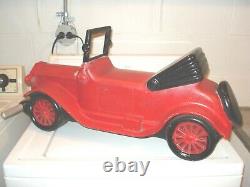 Vintage Rare Playground Spring Toy Car Cast Aluminum by the J. E. Burke Co
