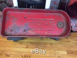 Vintage Rare Red Sav Way Flyer Wagon Radio Flyer Sav Way Detroit Michigan