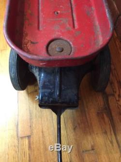 Vintage Rare Red Sav Way Flyer Wagon Radio Flyer Sav Way Detroit Michigan