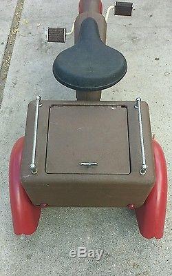 Vintage Rat Rod Tricycle Streamlined Fendered Custom Made Trike