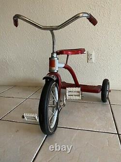 Vintage Red Childs Riding Junior Toy Division AMF Tricycle