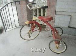 Vintage Red Tricycle AMC Flash 1950's