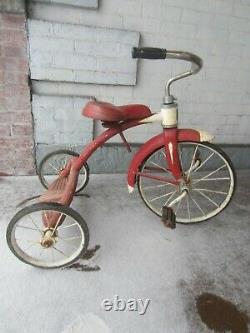 Vintage Red Tricycle AMC Flash 1950's