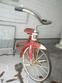 Vintage Red Tricycle AMC Flash 1950's