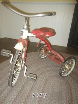 Vintage Red Tricycle AMC Flash 1950's