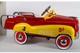 Vintage Red & Yellow Coca Cola 40 Childs Metal Pedal Car Great Condition