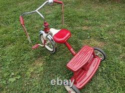 Vintage Retro Radio Flyer Red Tricycle Spoke Wheels Steel Frame Model 33