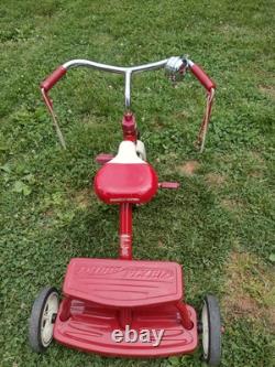 Vintage Retro Radio Flyer Red Tricycle Spoke Wheels Steel Frame Model 33