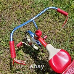 Vintage Retro Radio Flyer Red Tricycle Spoke Wheels Steel Frame Model 33