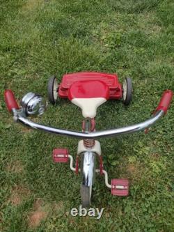 Vintage Retro Radio Flyer Red Tricycle Spoke Wheels Steel Frame Model 33