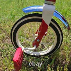 Vintage Retro Radio Flyer Red Tricycle Spoke Wheels Steel Frame Model 33